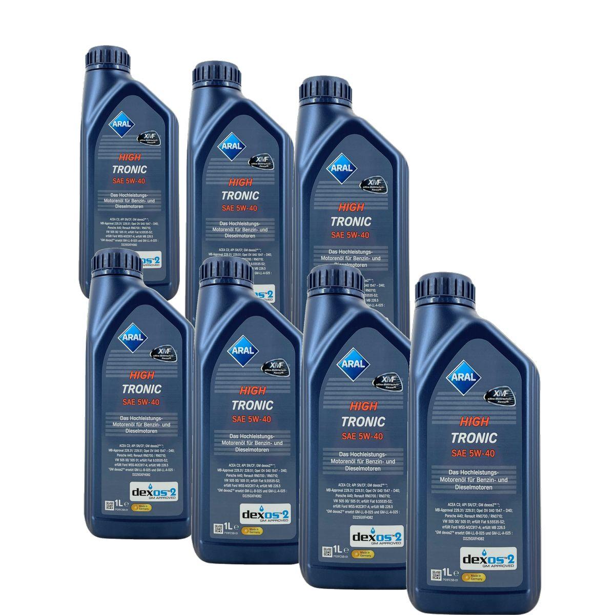 Aral HighTronic 5W-40 7x1 Liter