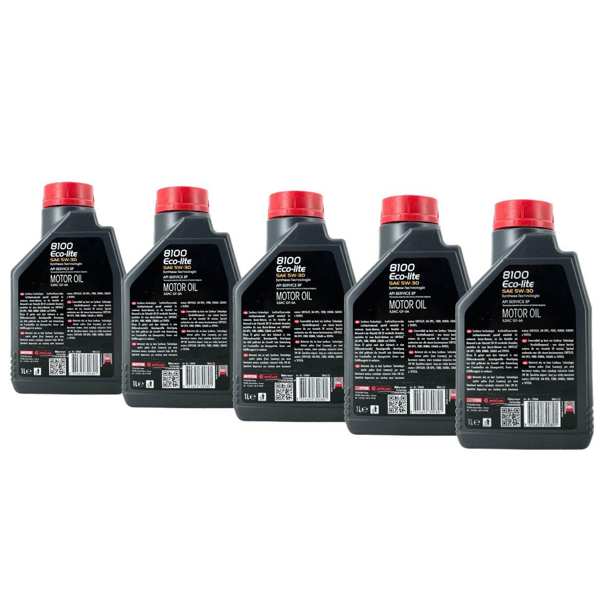 Motul 8100 Eco-lite 5W-30 5x1 Liter