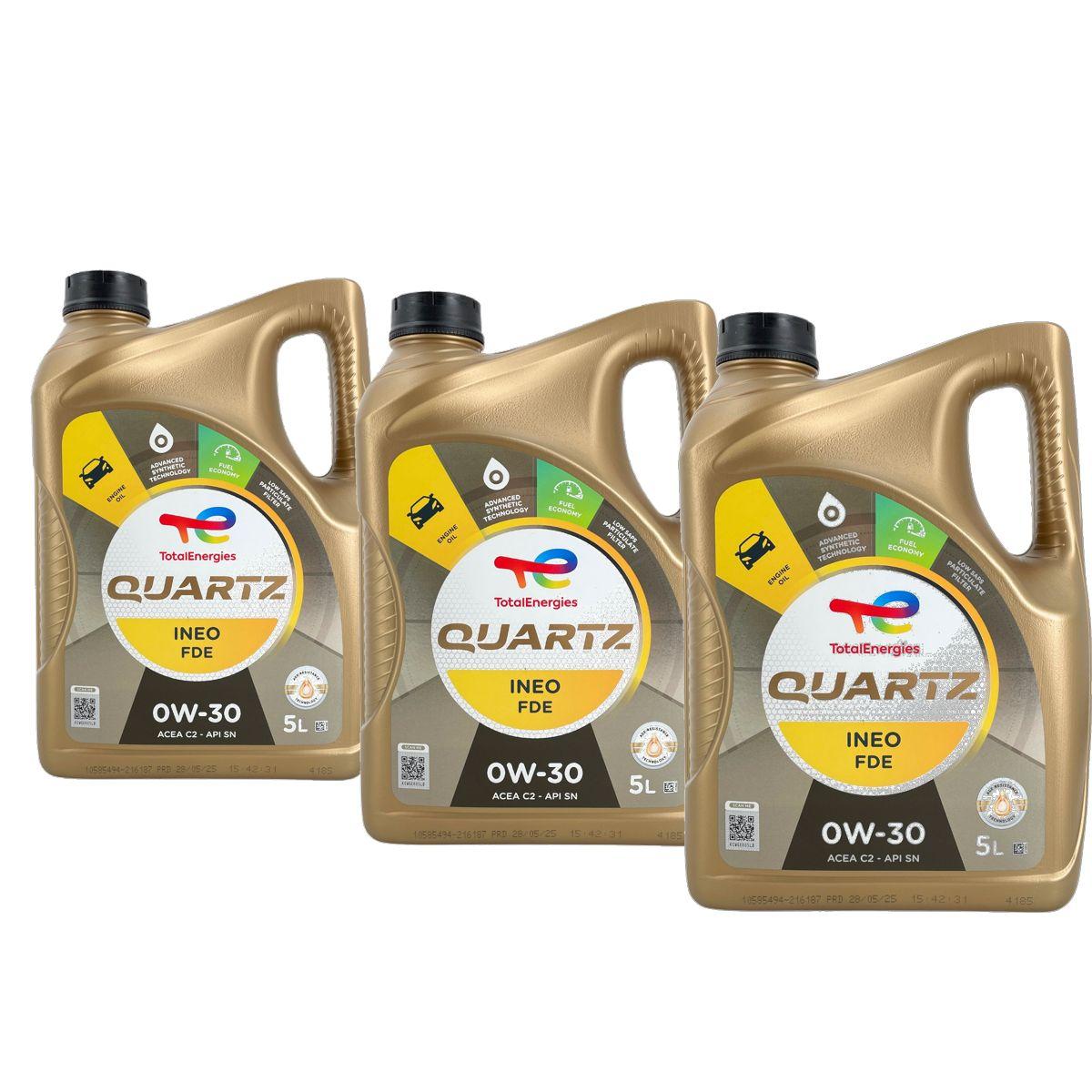 Total Quartz Ineo FDE 0W-30 3x5 Liter