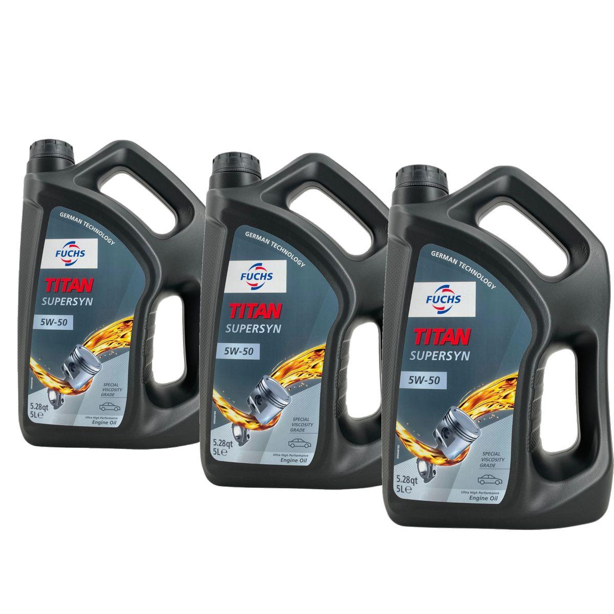 Fuchs Titan Supersyn 5W-50 3x5 Liter