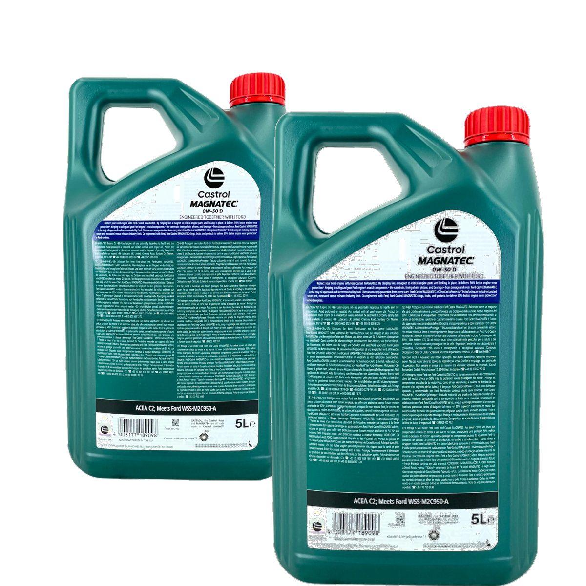 Ford Castrol Magnatec 0W-30 D 2x5 Liter