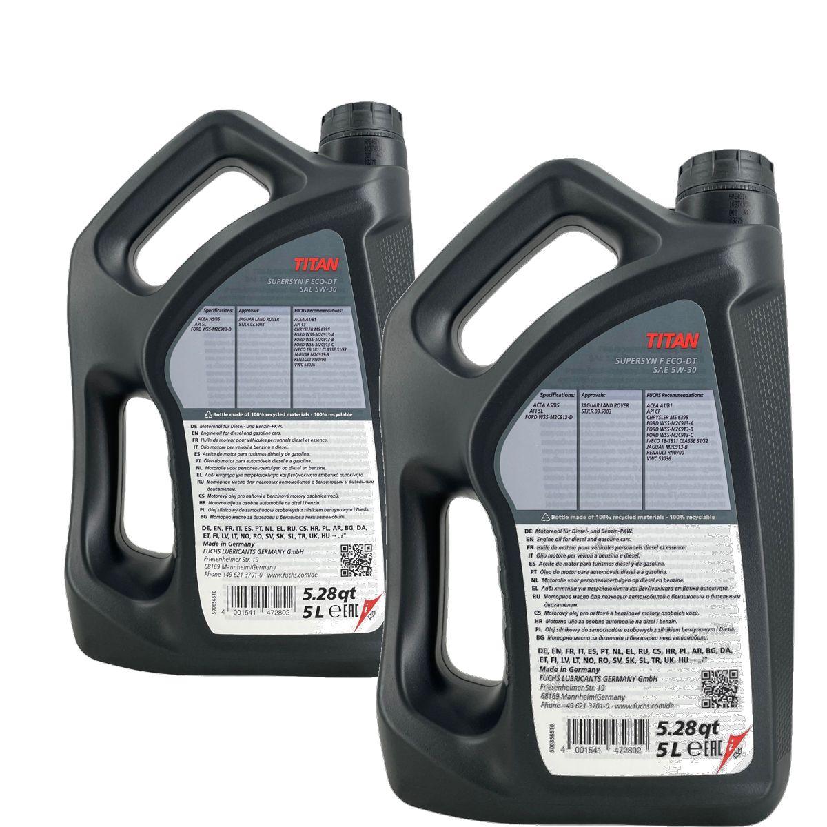 Fuchs Titan Supersyn F ECO-DT 5W-30 2x5 Liter