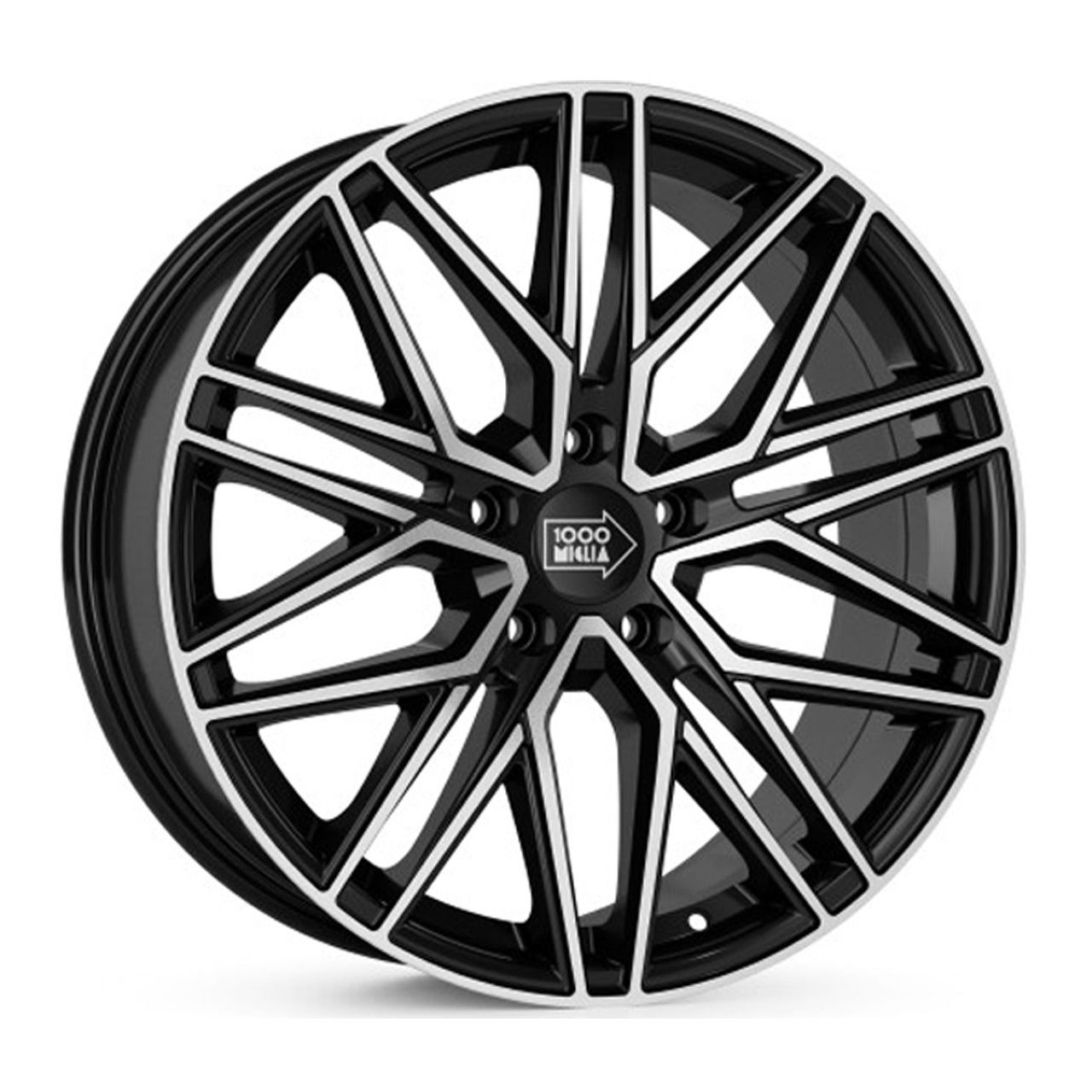 1000 MIGLIA MM1023 black polished 8.0Jx19 5x108 ET45