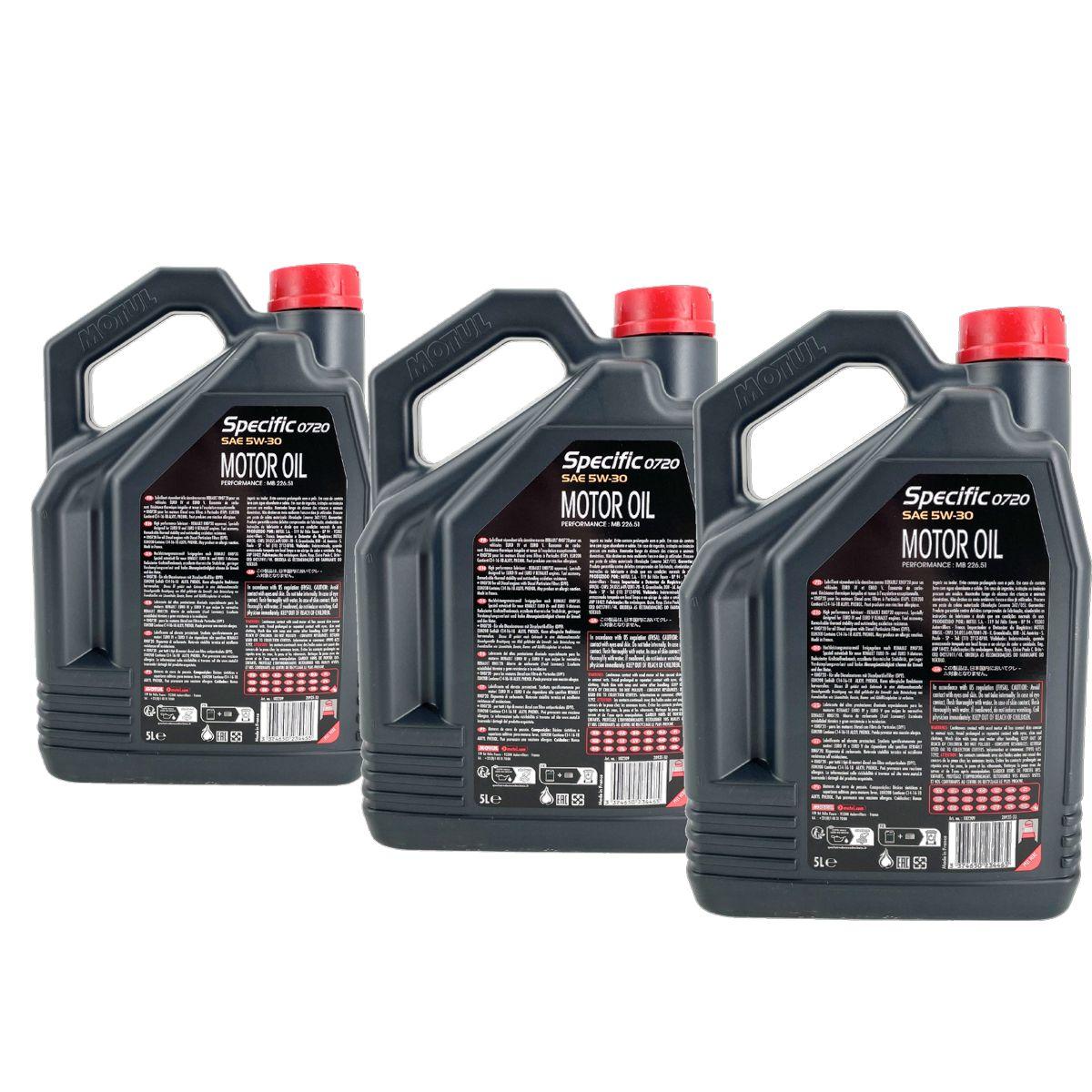 Motul Specific 0720 5W-30 3x5 Liter