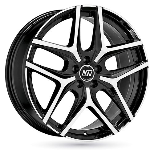 MSW (OZ) MSW 40 gloss black full polished 8.5Jx20 5x114.3 ET30