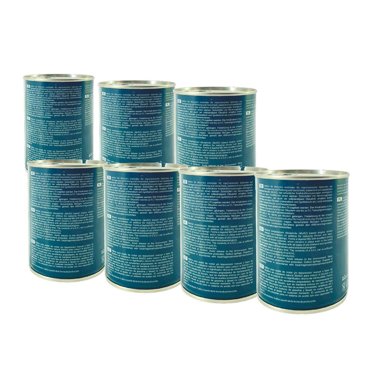 Mannol Molibden Additive Motoröl und Schaltgetriebeöl Additiv 7x300 ML