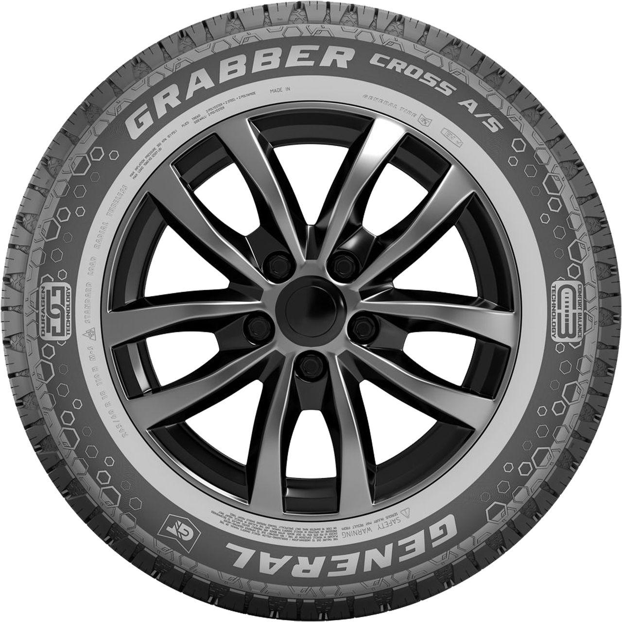 GENERAL TIRE GRABBER CROSS A/S (EVc) 225/60R18 100H (EVc) FR BSW