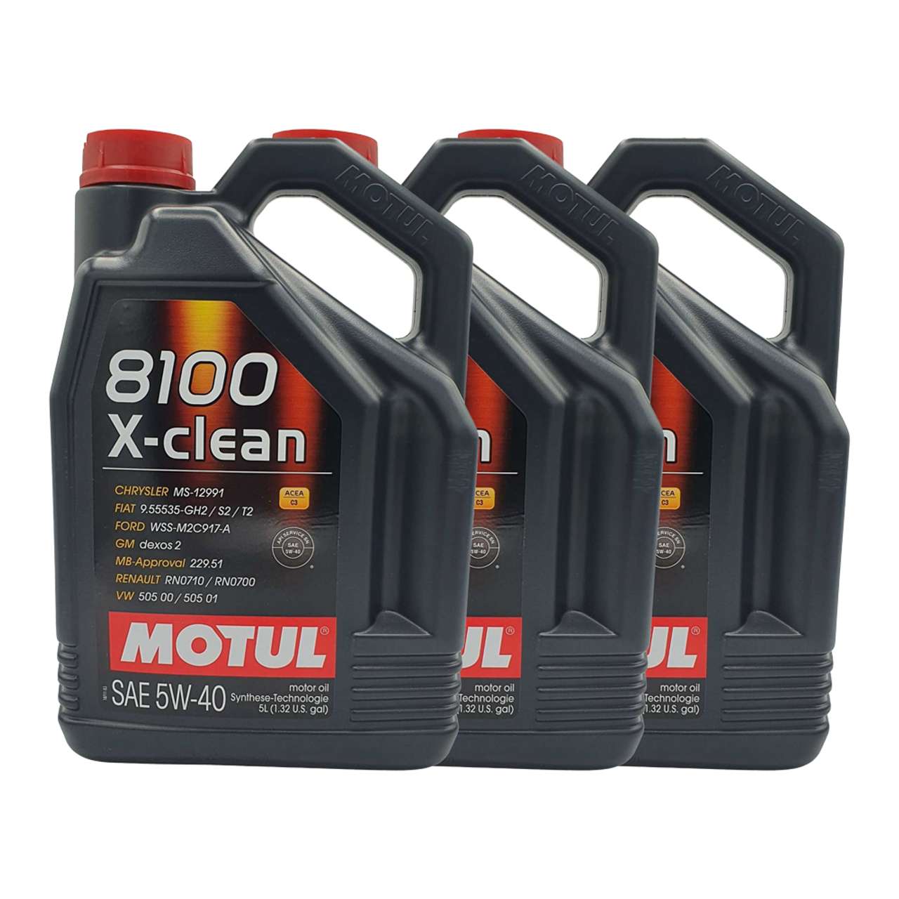 Motul 8100 X-clean 5W-40 3x5 Liter