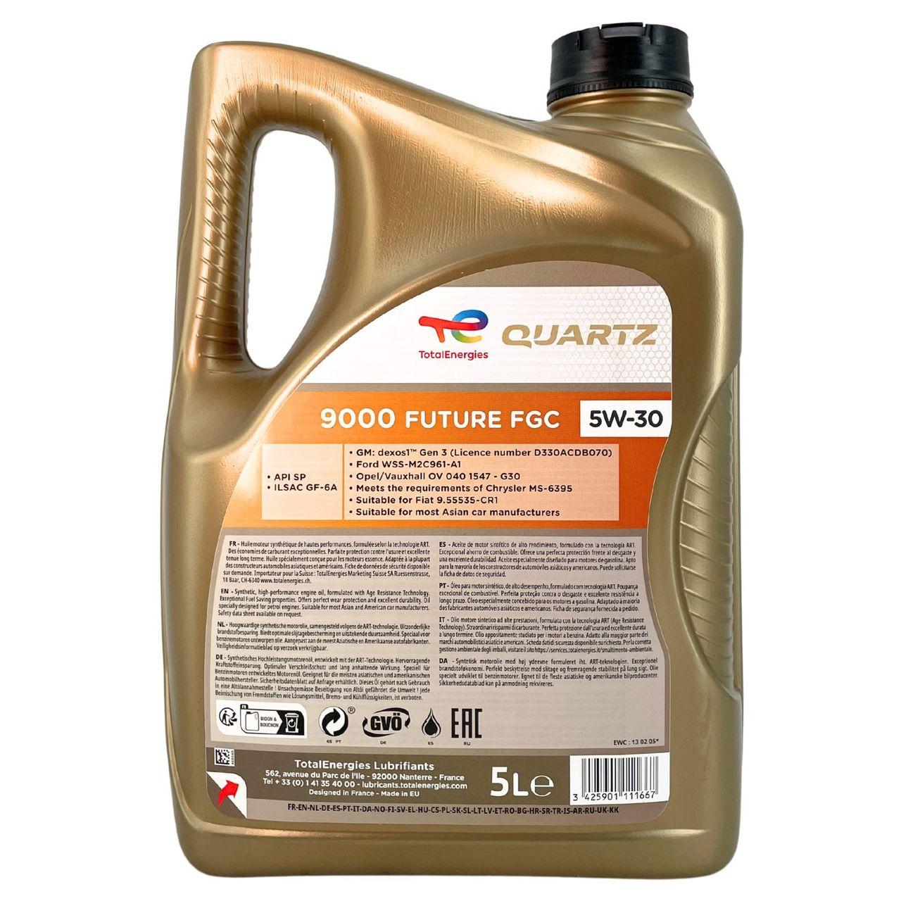 Total Quartz 9000 Future FGC 5W-30 5 Liter
