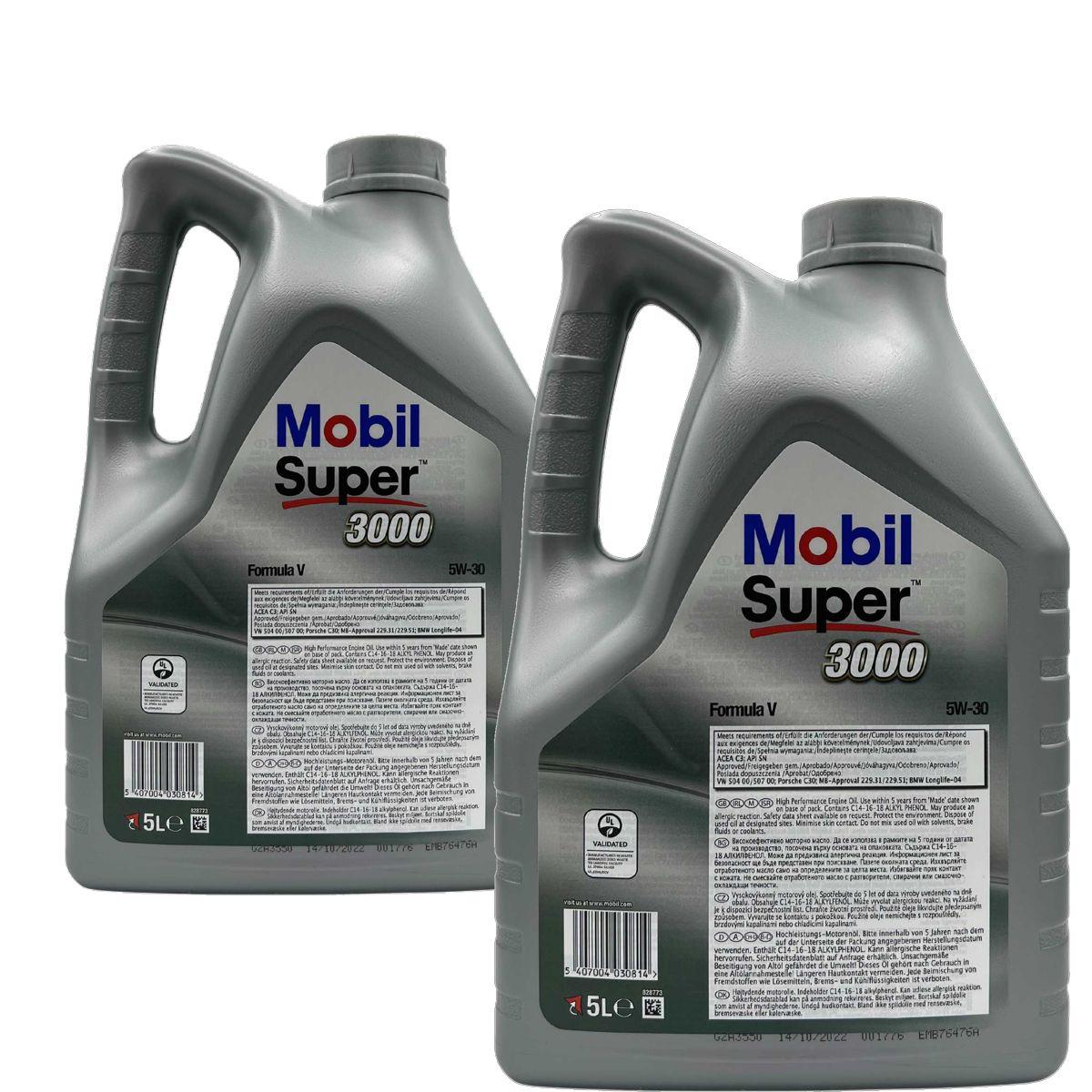 Mobil Super 3000 Formula V 5W-30 2x5 Liter