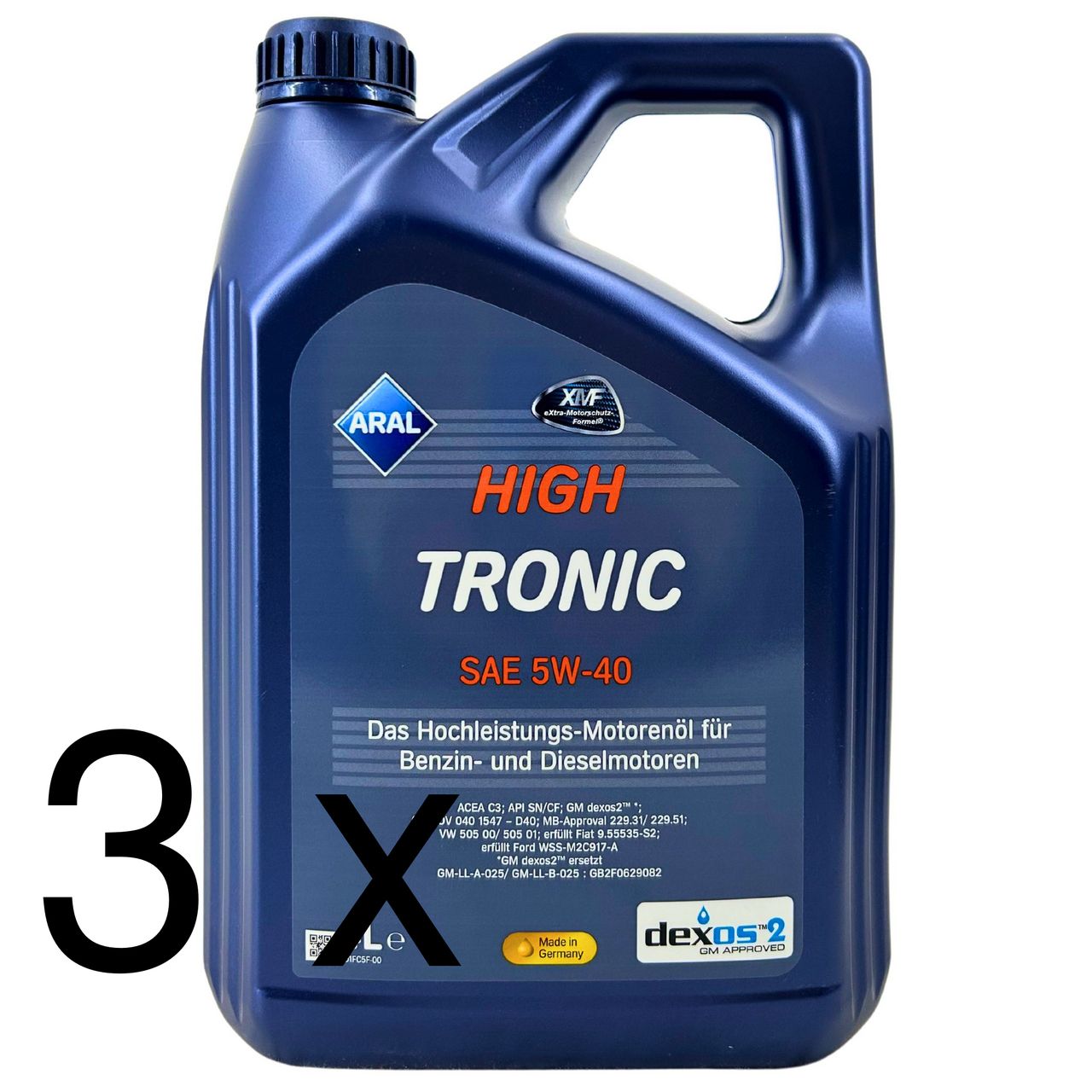 Aral HighTronic 5W-40 3x4 Liter