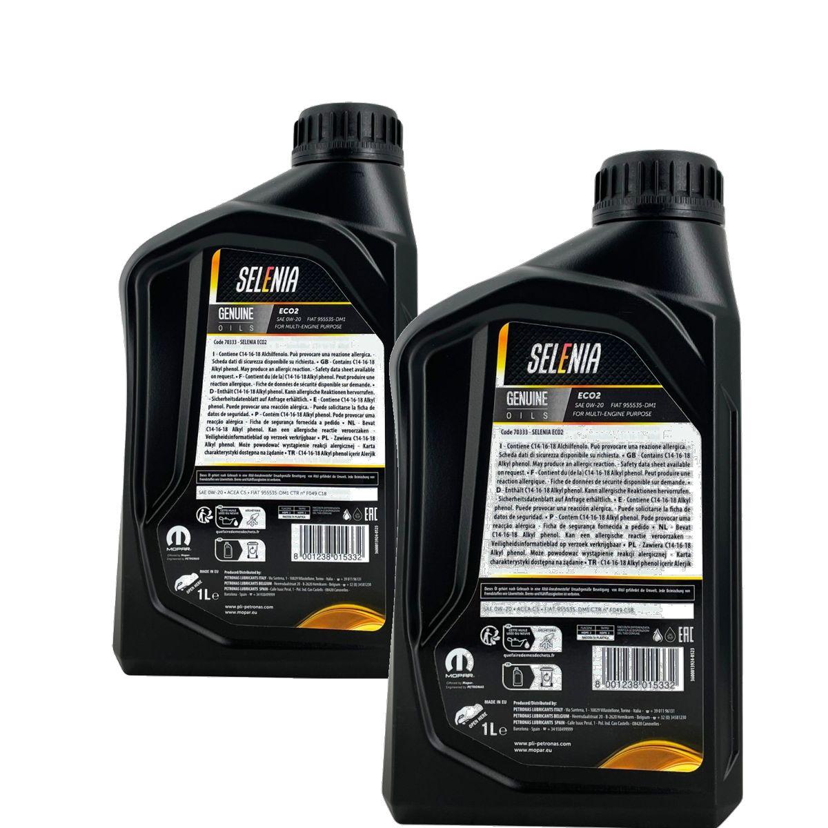 Selenia Eco2 Plus 0W-20 2x1 Liter