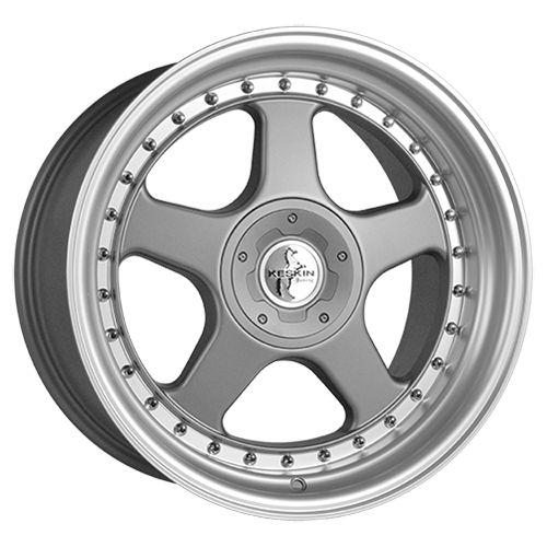 KESKIN WHEELS KT1 KLASSIK titan grey lip polish 10.0Jx18 5x100 ET25
