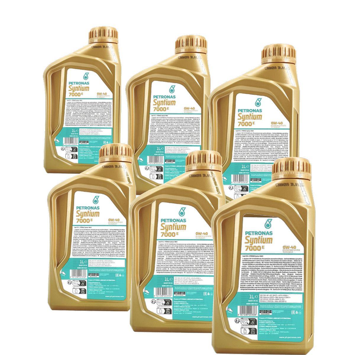 Petronas Syntium Supreme E 0W-40 6x1 Liter