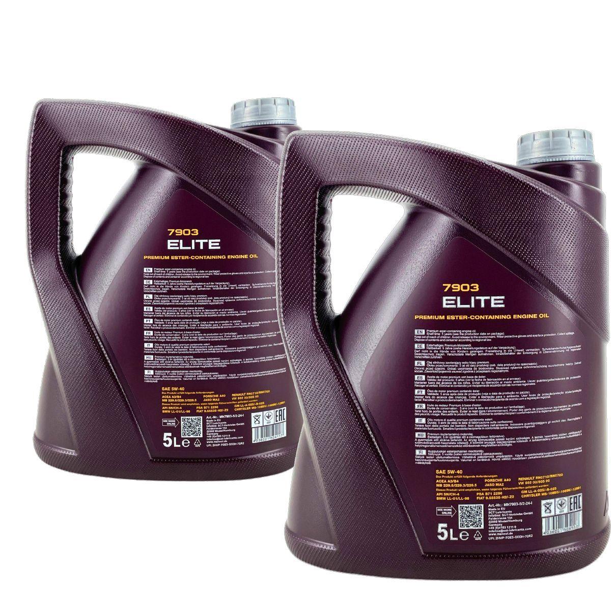 Mannol Elite 5W-40 2x5 Liter