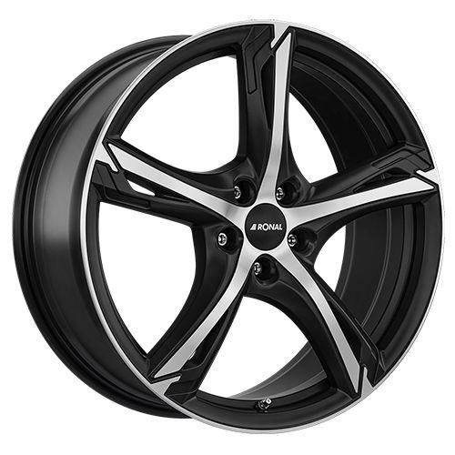 RONAL RONAL R62 jetblack-matt-frontkopiert 7.5Jx18 5x112 ET35