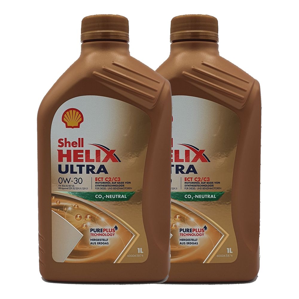 Shell Helix Ultra ECT C2 C3 0W-30 2x1 Liter