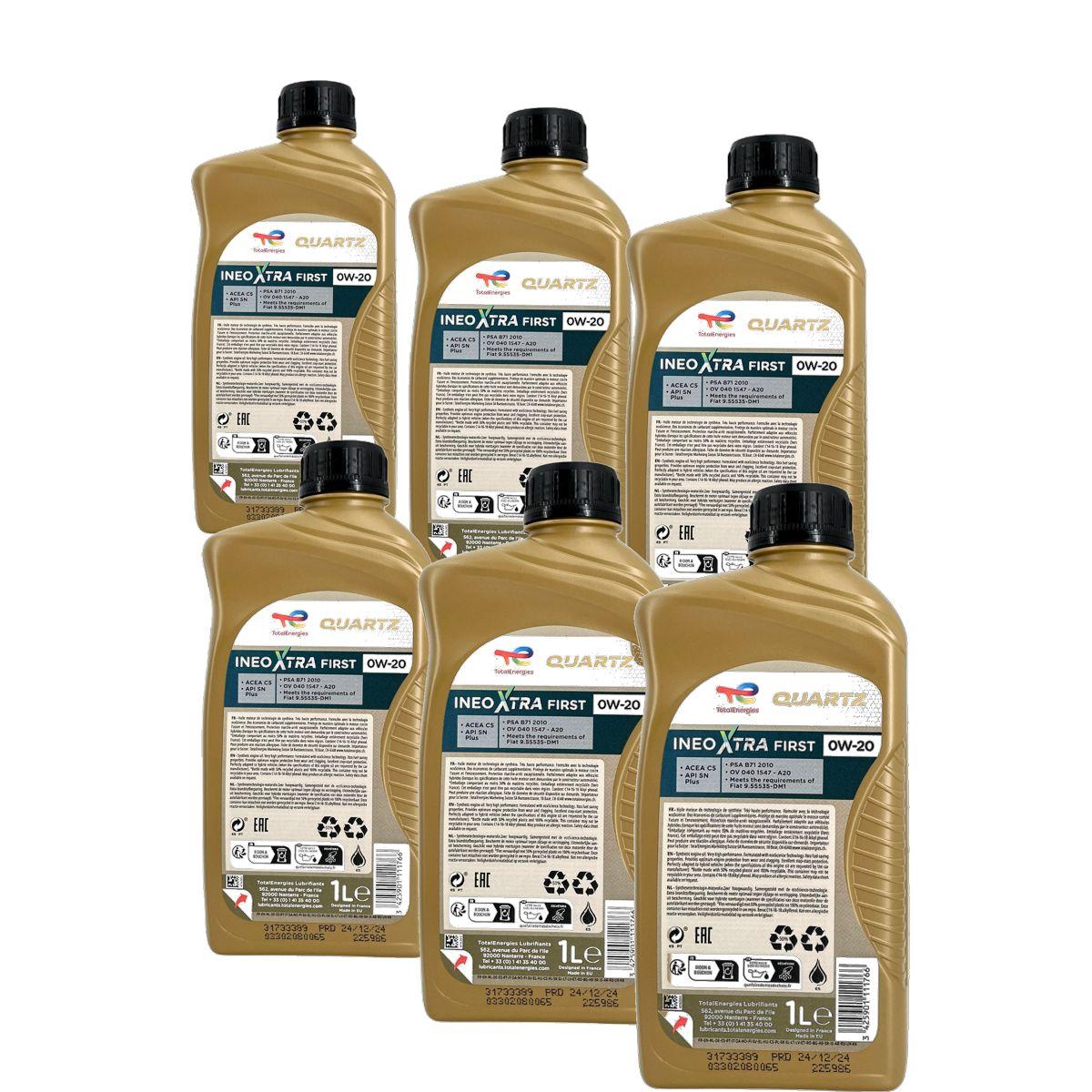 Total Quartz Ineo Xtra SDE 0W-20 6x1 Liter