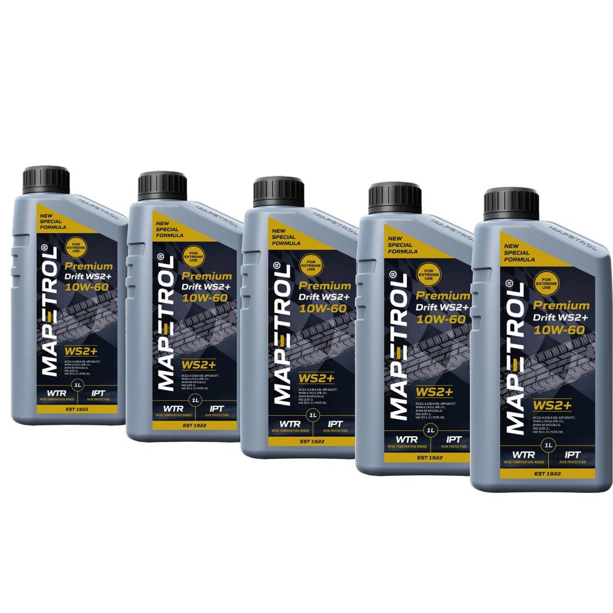Mapetrol Premium Drift WS2+ 10W-60 5x1 Liter