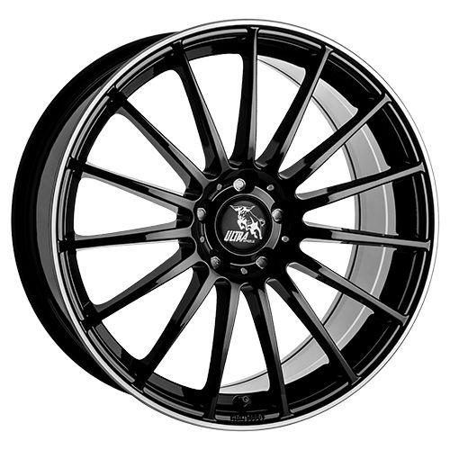 ULTRA WHEELS UA4 SPEED schwarz rim poliert 8.5Jx19 5x112 ET45