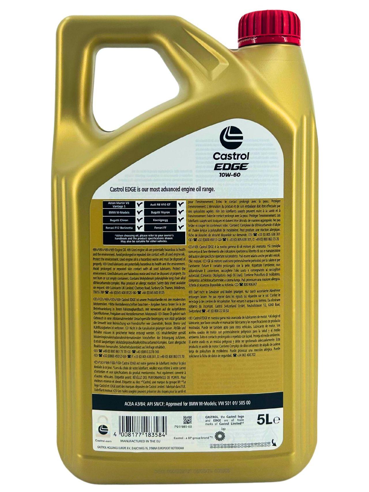 Castrol Edge 10W-60 5 Liter