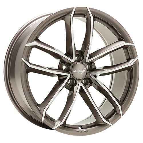 WHEELWORLD-2DRV WH33 platinum grey full machined 8.0Jx18 5x112 ET35