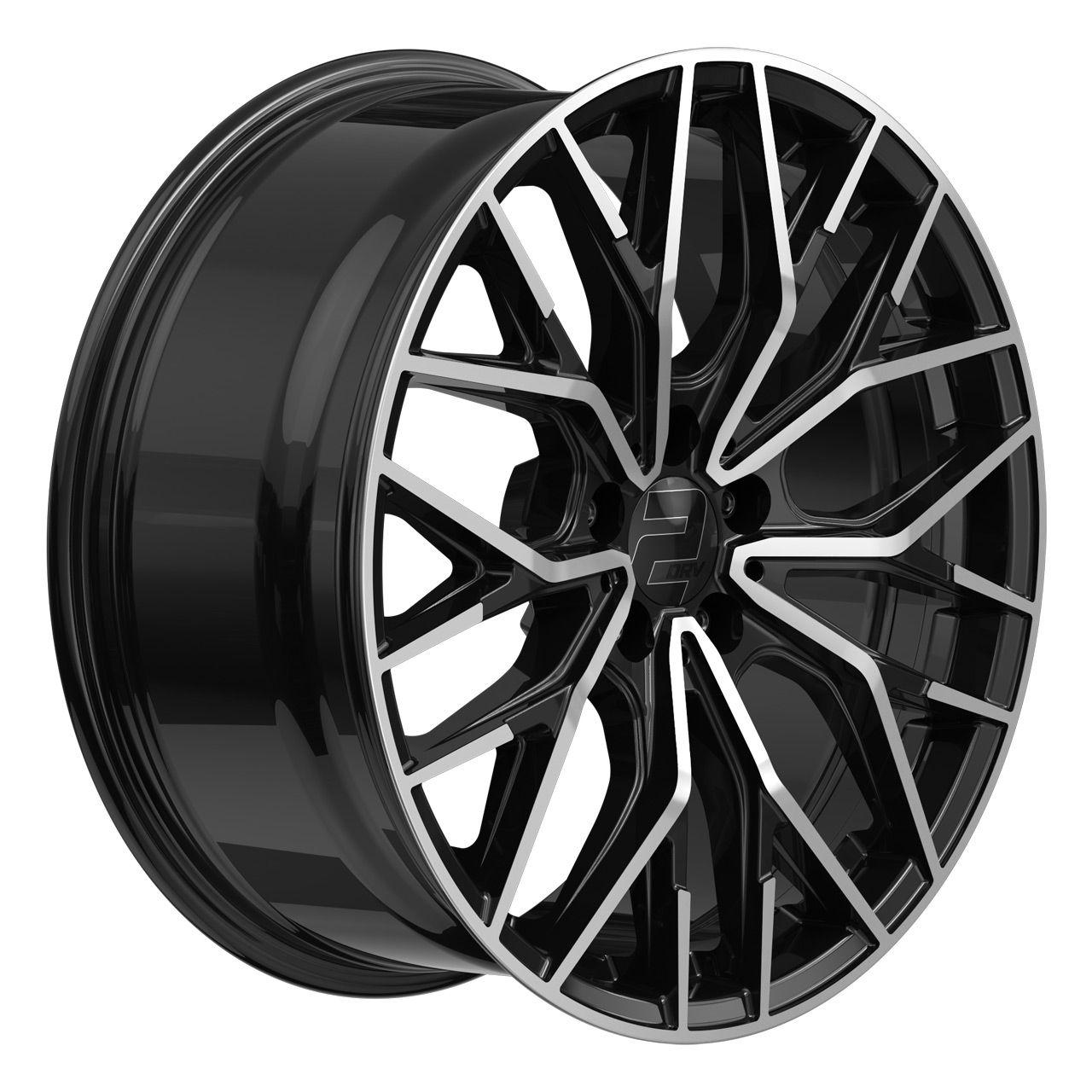 WHEELWORLD-2DRV WH37 black full machined 8.5Jx19 5x120 ET35