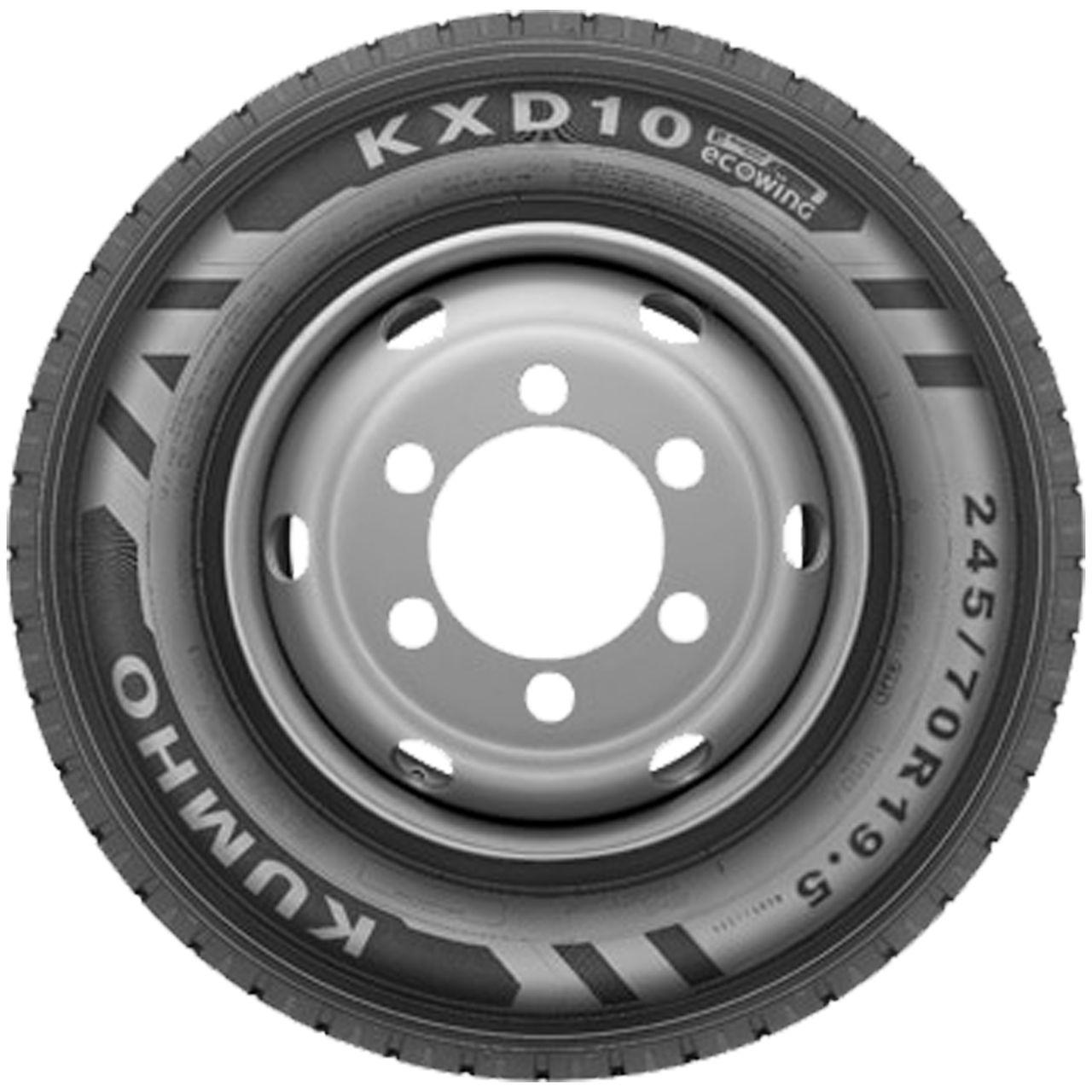 KUMHO 295/60 R 22.5 TL 150/147K KXD10 16PR M+S 3PMSF LRH (KOR)