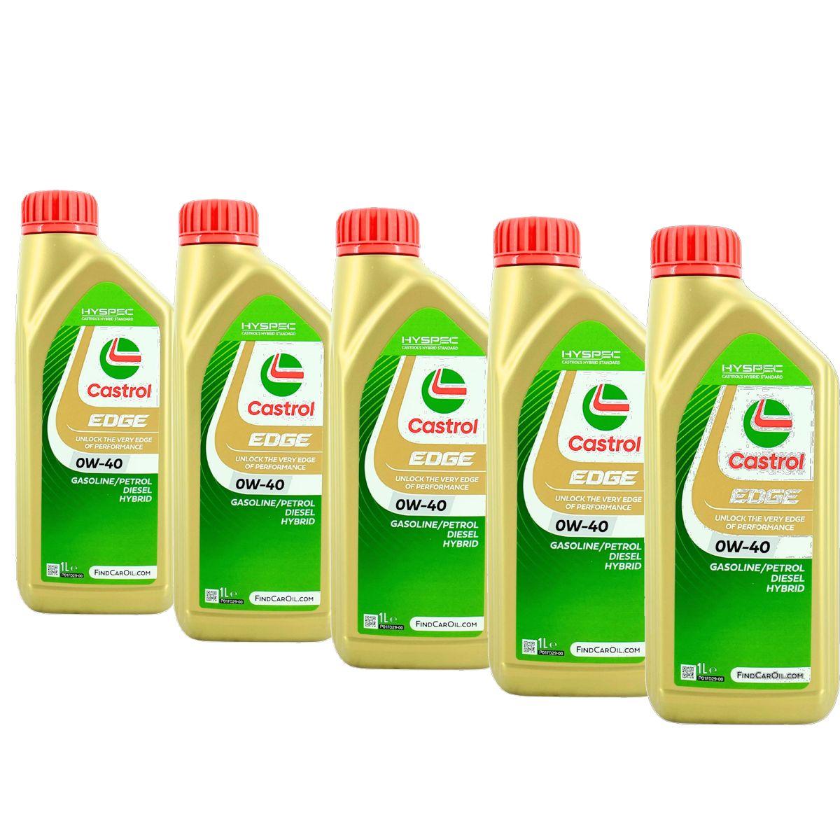 Castrol Edge 0W-40 5x1 Liter