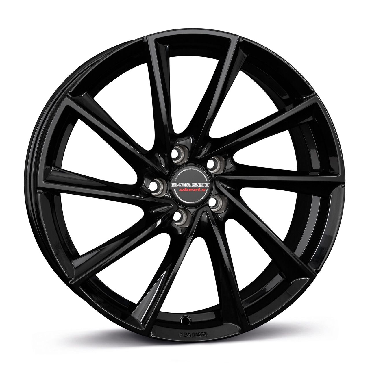 BORBET DESIGN V schwarz glänzend 7.0Jx17 5x112 ET49