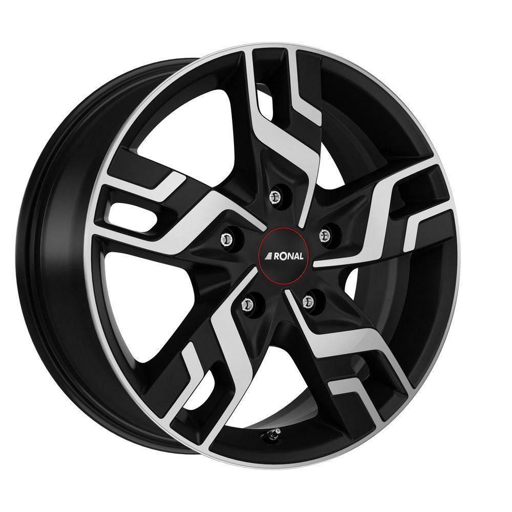 RONAL RONAL R64 jetblack-matt-frontkopiert 6.5Jx16 5x118 ET60