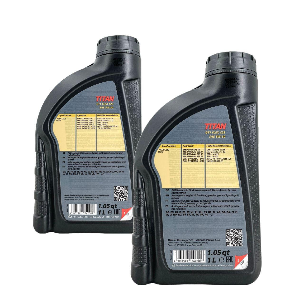 Fuchs Titan GT1 Flex C23 5W-30  2x1 Liter