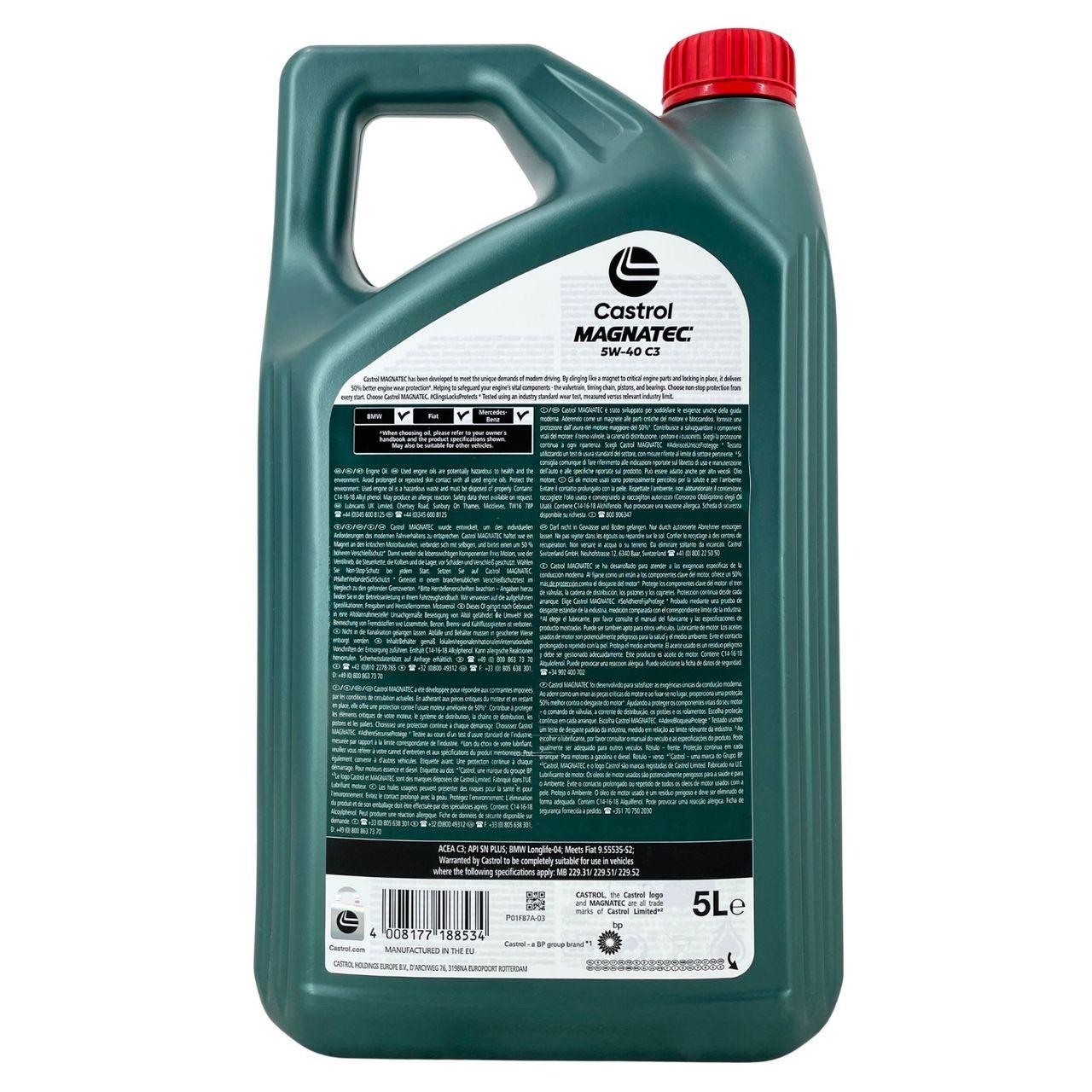 Castrol Magnatec 5W-40 C3 5 Liter