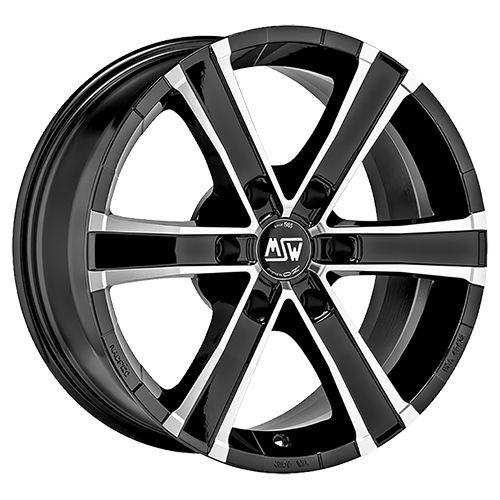 MSW (OZ) SAHARA 6 gloss black full polished 8.0Jx18 6x139.7 ET20