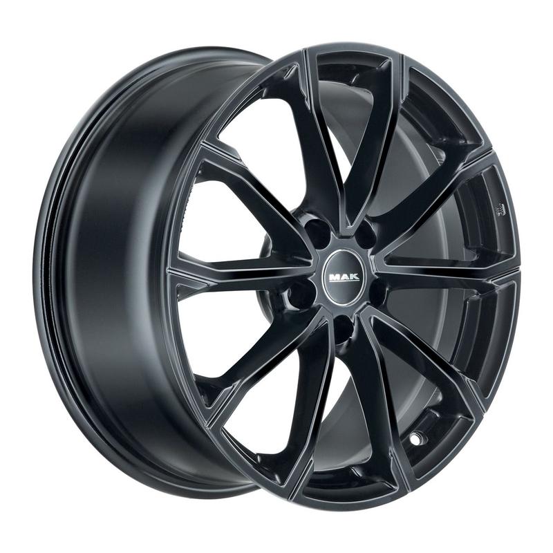 MAK DAVINCI gloss black 7.0Jx17 5x108 ET42