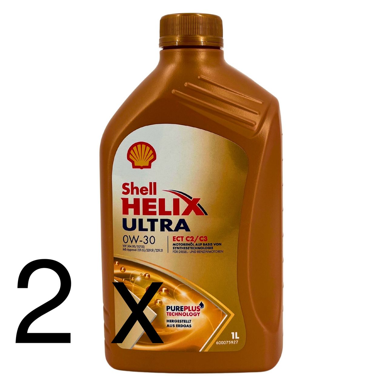 Shell Helix Ultra ECT C2 C3 0W-30 2x1 Liter