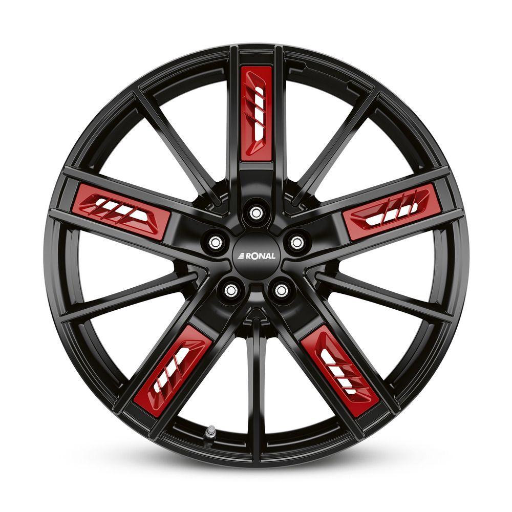 RONAL RONAL R67 RED LEFT jetblack 8.0Jx18 5x112 ET50