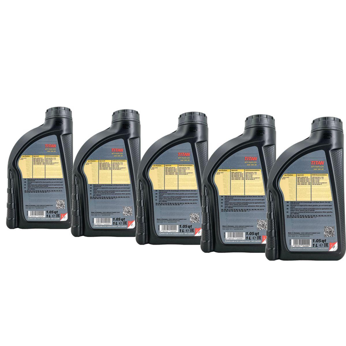 Fuchs Titan GT1 Flex C23 5W-30 5x1 Liter