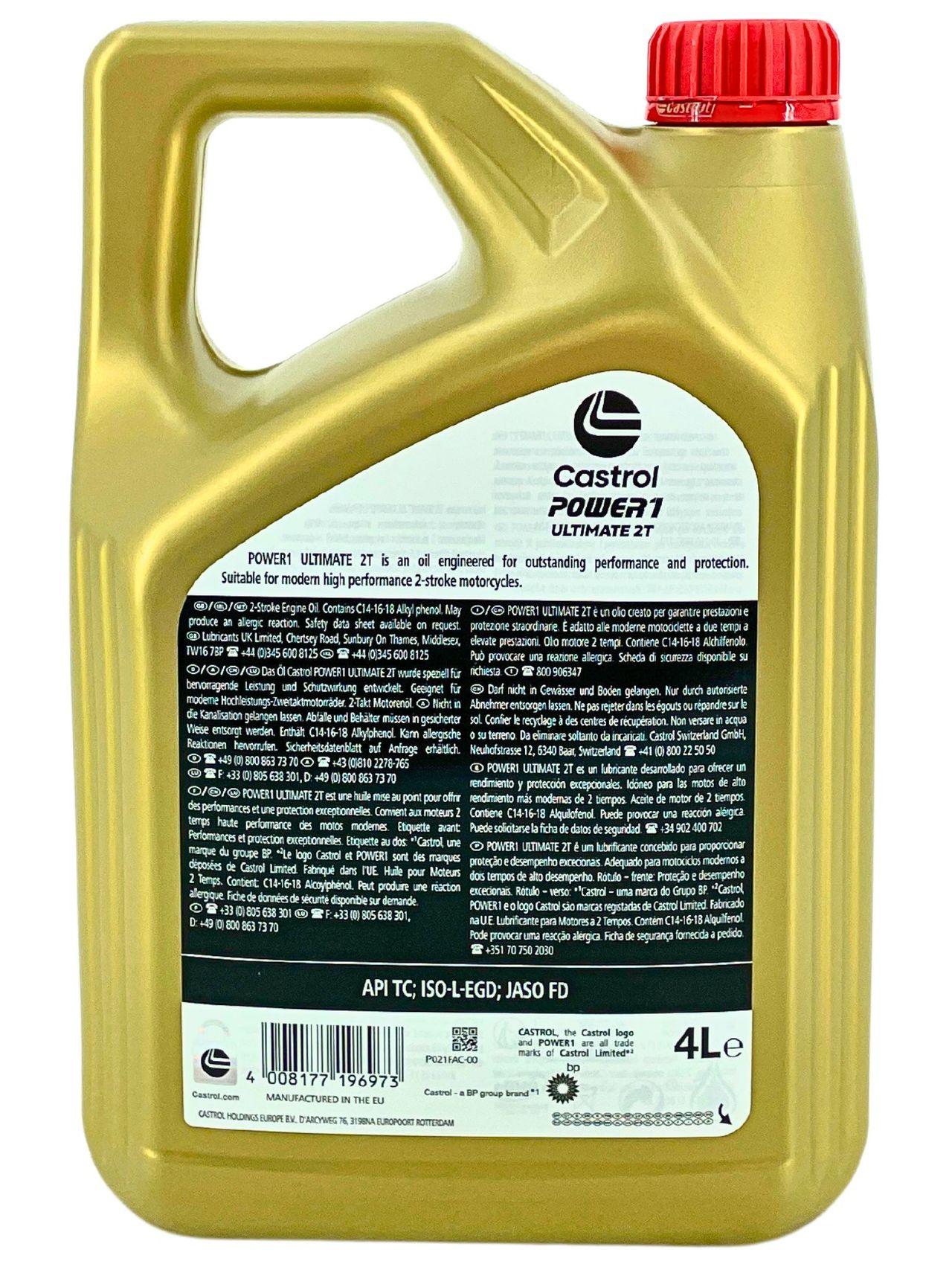 Castrol Power 1 Ultimate 2T 4 Liter