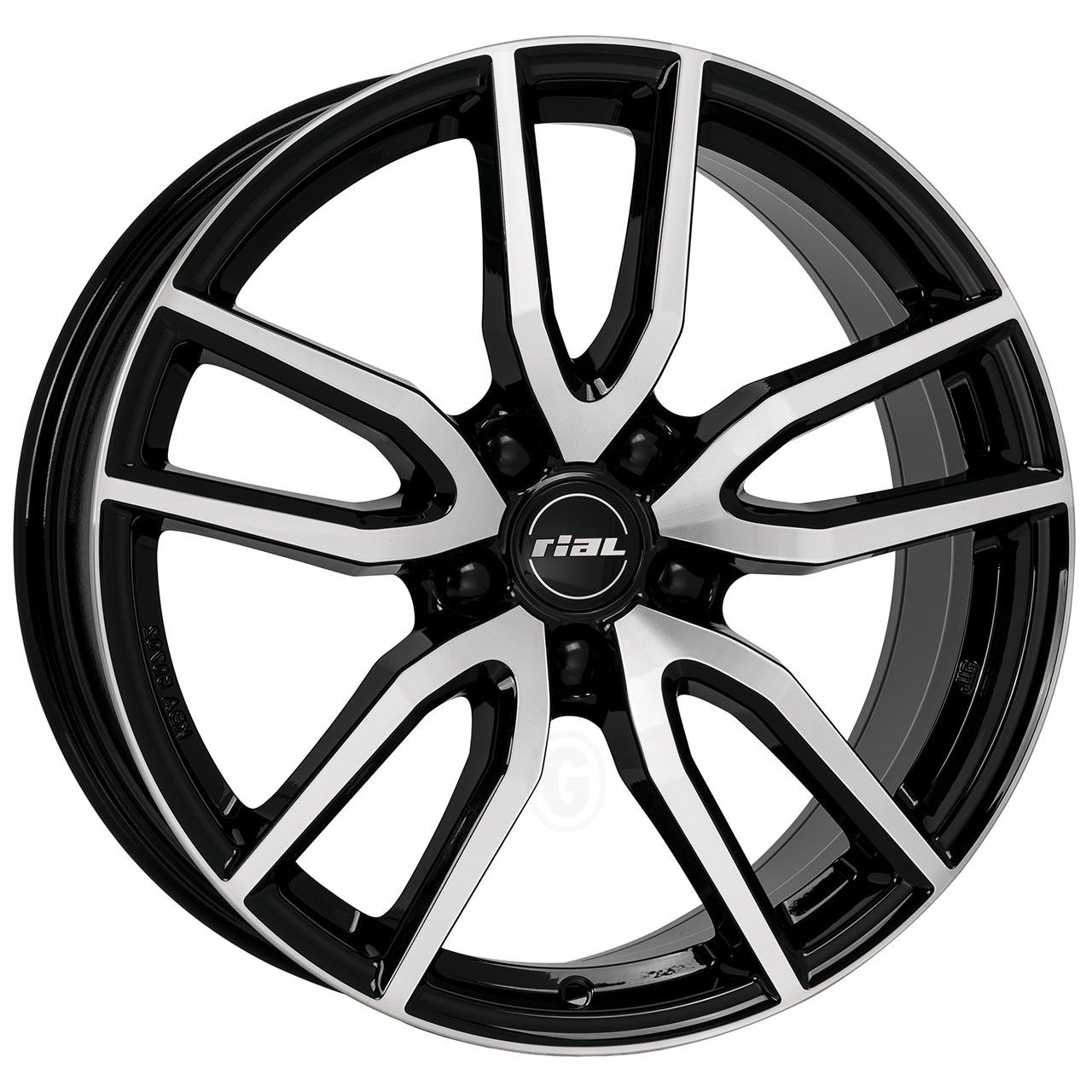 Rial Torino Diamant schwarz frontpoliert 6.5x16 5x112 ET50