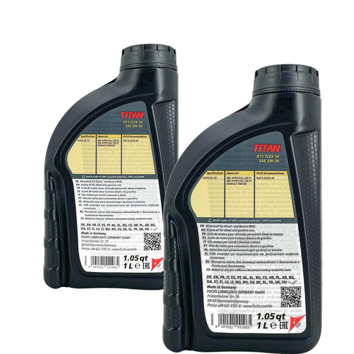 Fuchs Titan GT1 Flex 34 5W-30 2x1 Liter