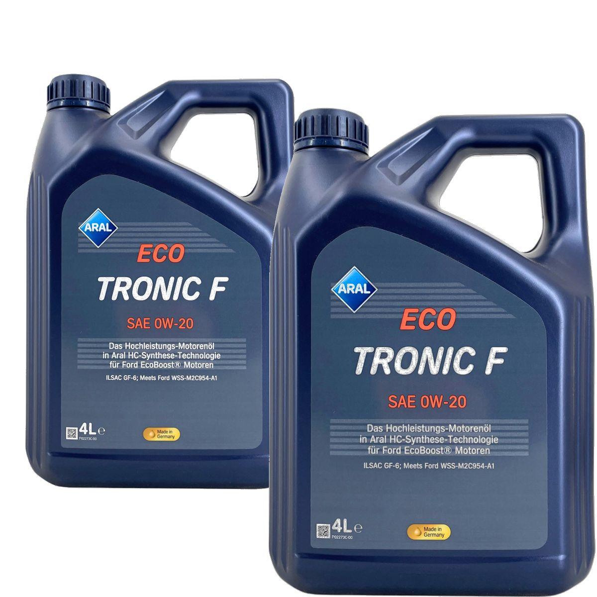 Aral EcoTronic F 0W-20 2x4 Liter