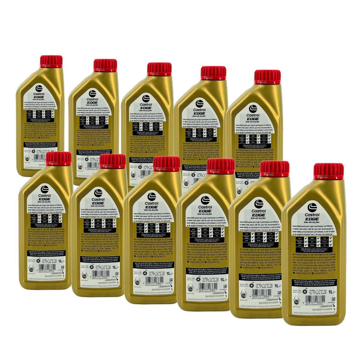 Castrol Edge 0W-40 A3/B4 11x1 Liter