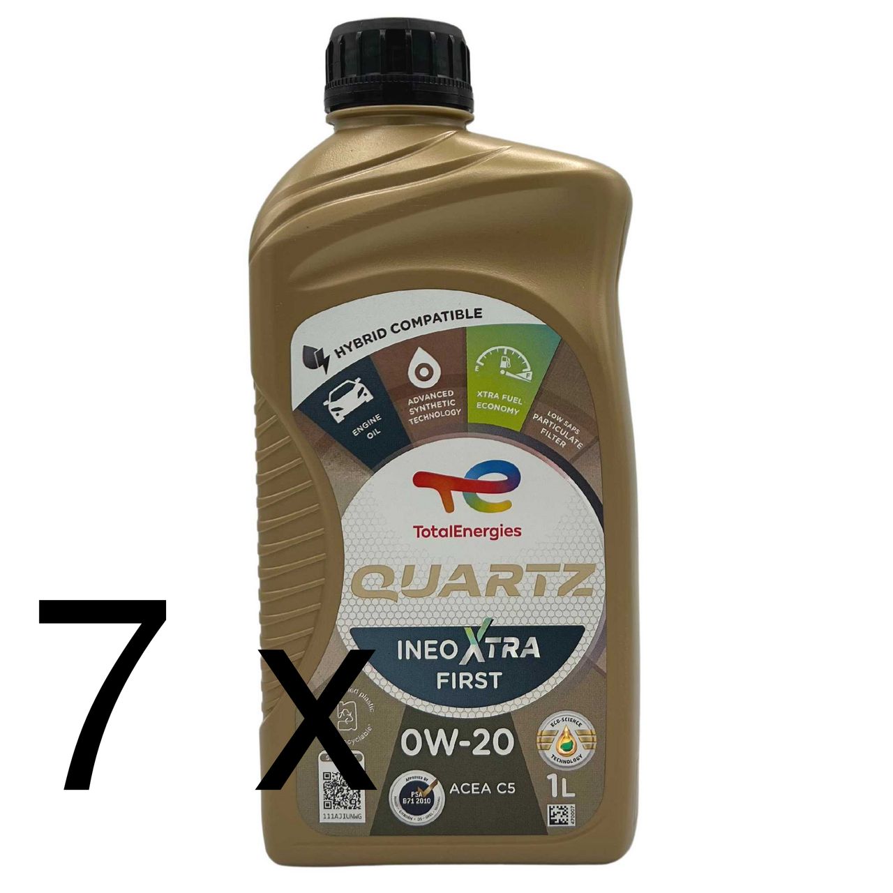 Total Quartz Ineo Xtra First 0W-20 7x1 Liter