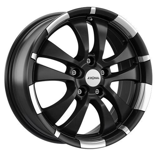 RONAL RONAL R59-5 jetblack-matt-hornkopiert 7.5Jx17 5x114.3 ET50