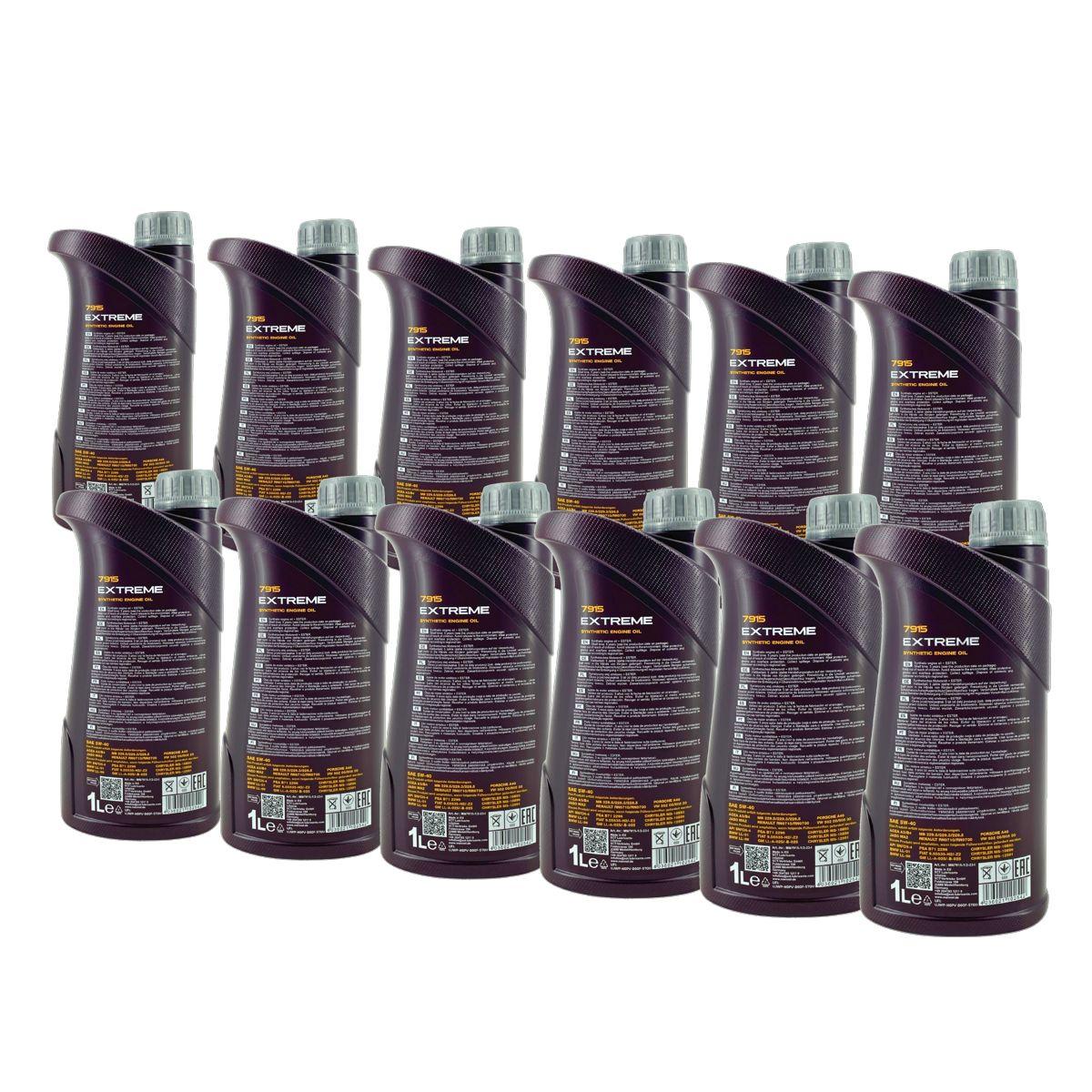 Mannol Extreme 5W-40 12x1 Liter