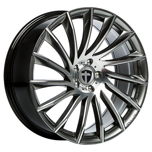 TOMASON TN16 dark hyperblack polished 8.0Jx18 5x114.3 ET40