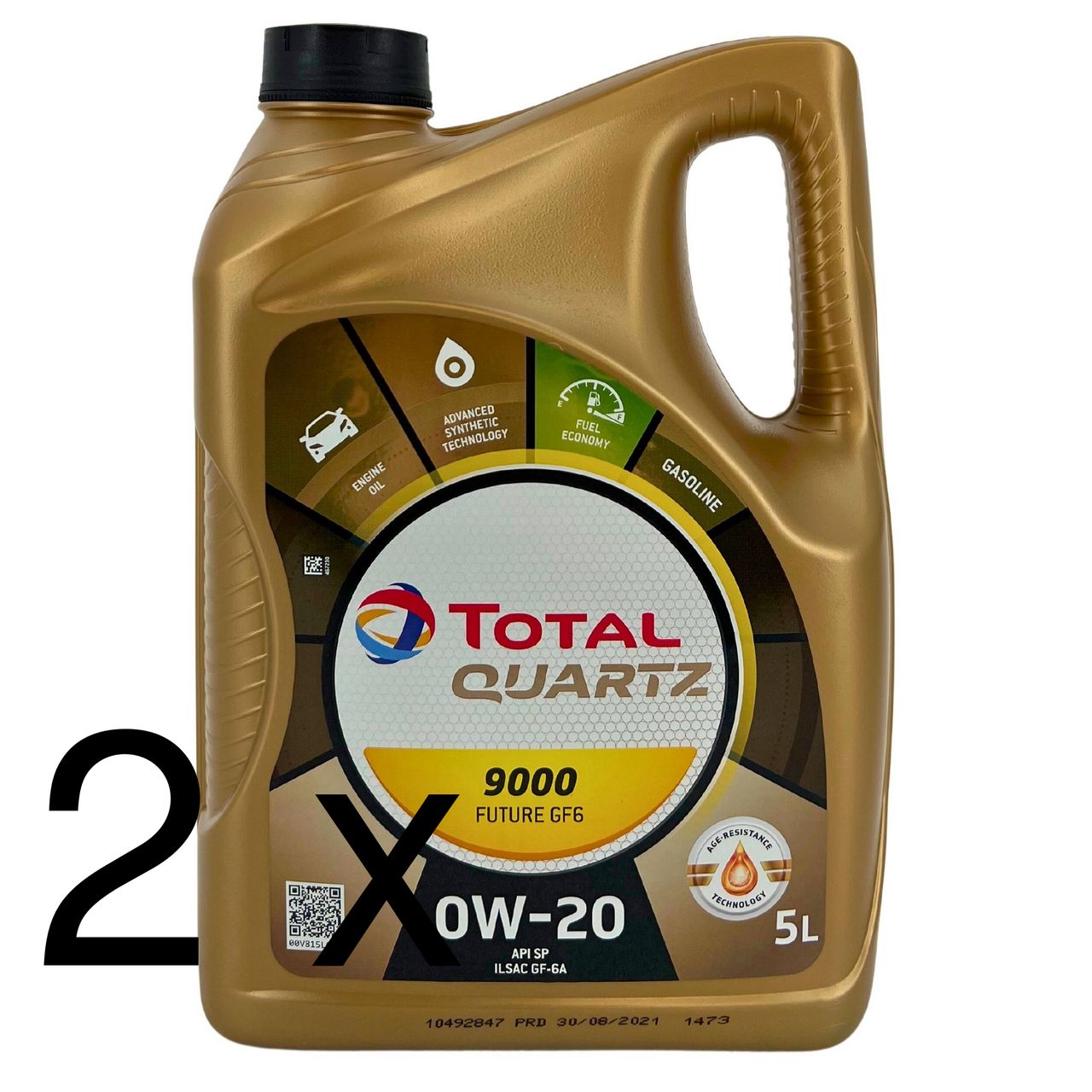 Total Quartz 9000 Future GF6 0W-20 2x5 Liter
