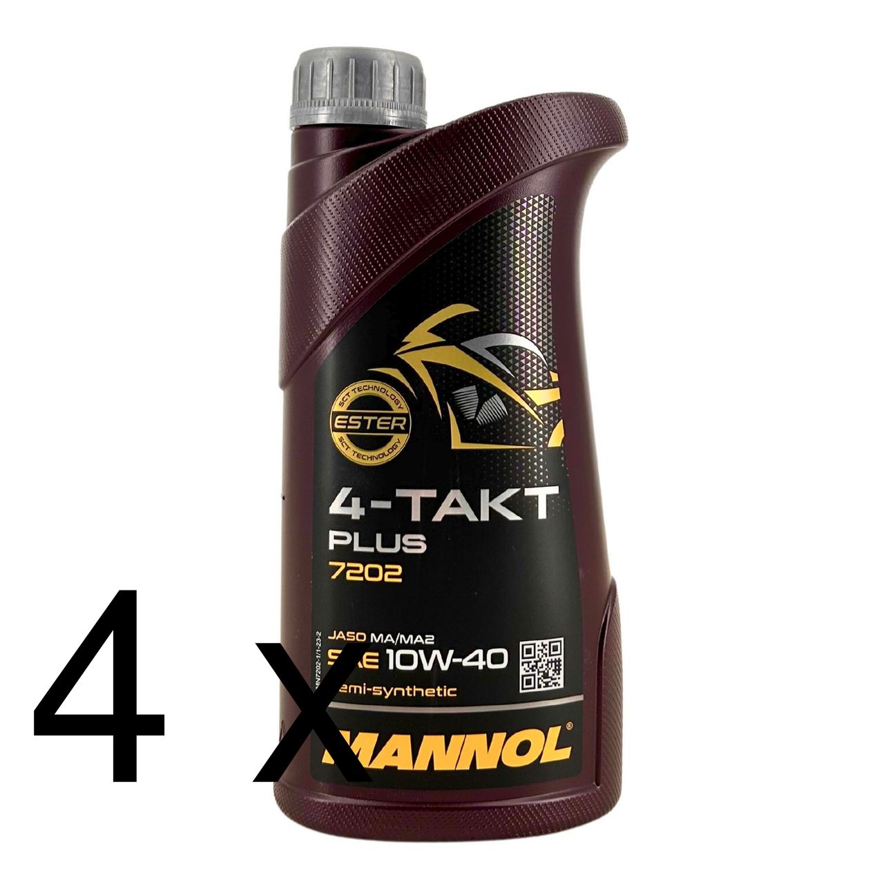 Mannol 4-Takt Plus 10W-40 4x1 Liter