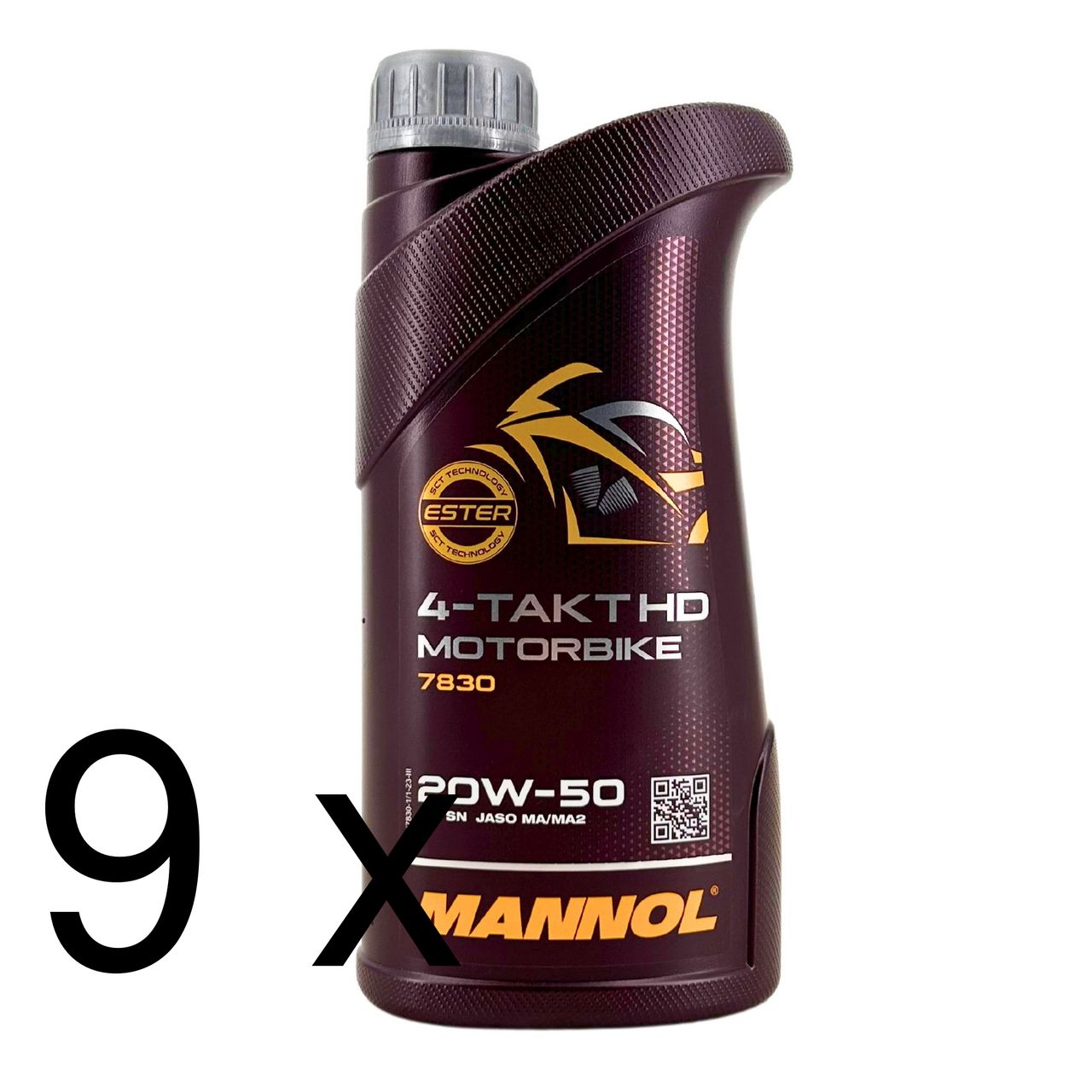 Mannol 4-Takt Motorbike HD 20W-50 9x1 Liter